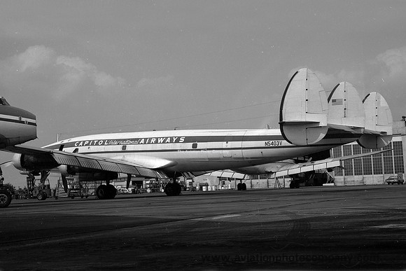 Capitol International Airways Lockheed L-1049H Super Constellation N5403V (1967)