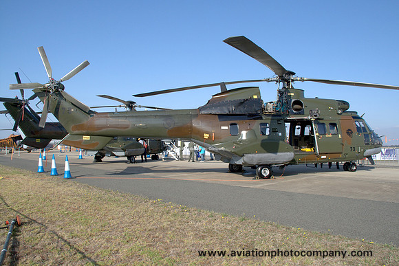 Singapore Air Force 126 Squadron Aerospatiale AS.332M 273 at Avalon (2009)