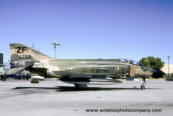 USAF 31 TFW 307 TFS McDonnell F-4D Phantom 65-0753/ZF (1980)
