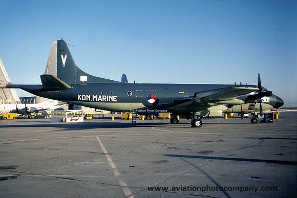 Dutch Navy 320 Squadron Lockheed P-3C Orion 301/V at Moffett Field (1983)