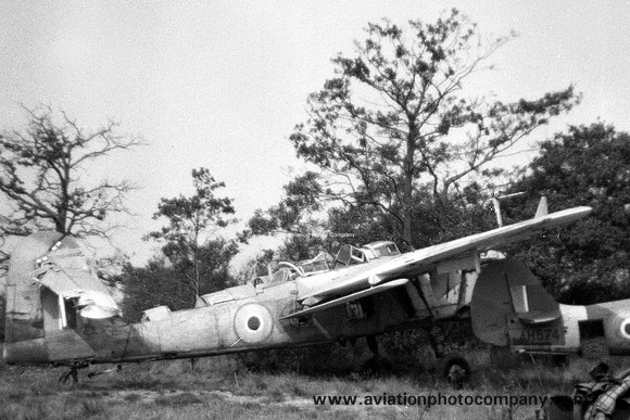 Royal Navy Fairey Barracuda dumped at Farnborough