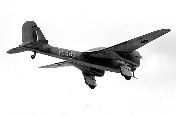 RAF Boulton Paul P.92/2 V3142 Air to Air