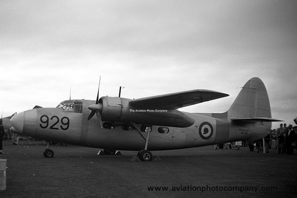 Royal Navy Lossiemouth Station Flight Hunting Sea Prince T.1 WP320/929 (1958)