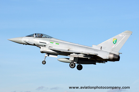 RAF 3 Squadron BAE Typhoon F.2 ZJ834/QO-T at RAF Coningsby (2011)