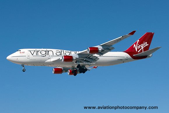 Virgin Atlantic Boeing 747-400 G-VROM at Las Vegas IAP (2013)