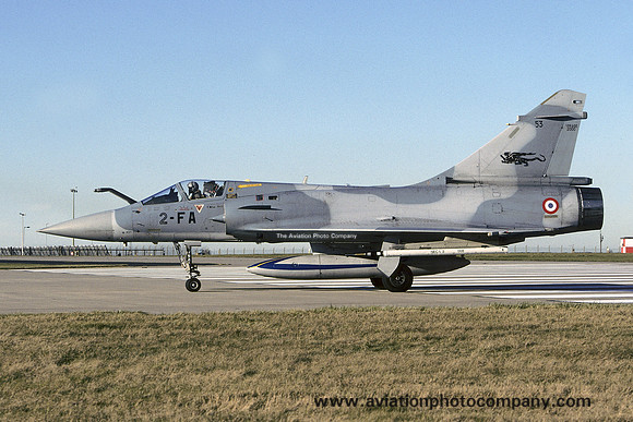 French Air Force EC2/2 Dassault Mirage 2000C 53/2-FA at RAF Waddington (2004)
