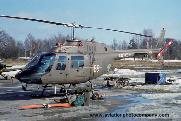 Swedish Army Agusta-Bell 206A JetRanger (Hkp6A) 06269 (1977)