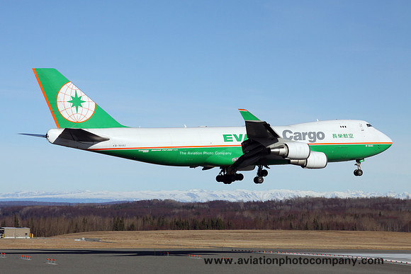 EVA Air Cargo Boeing 747-400F B-16482 at Anchorage (2016)