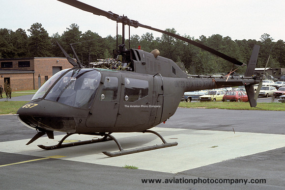 US Army Georgia National Guard 265th Engineering Group Bell OH-58A Kiowa 72-21457 (1985)