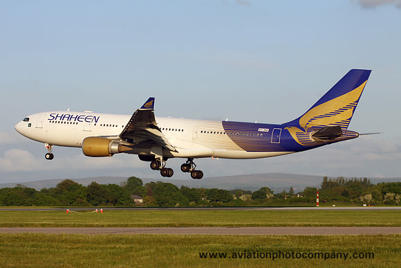Shaheen Airbus A330-200 AP-BMI at Manchester IAP (2016)