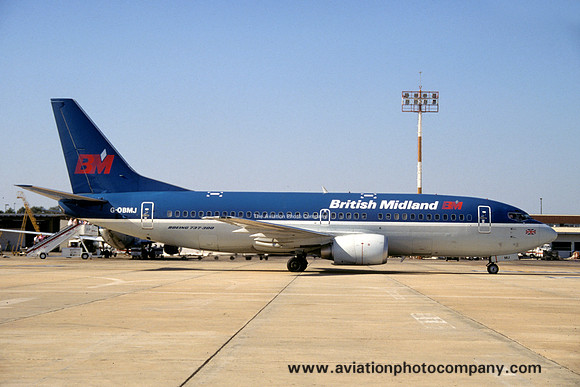 British Midland Boeing 737-300 G-OBMJ (1993)