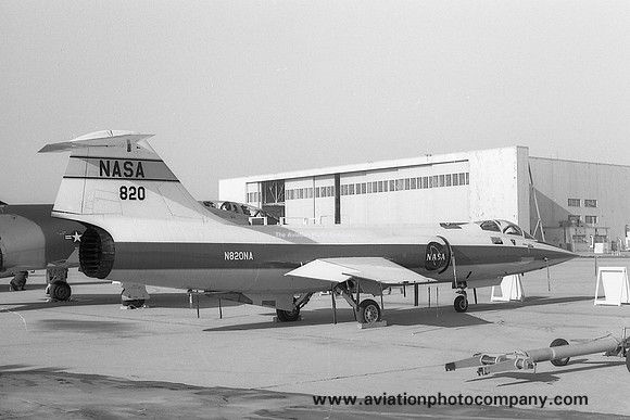NASA Lockheed F-104G Starfighter N820NA at Edwards AFB (1974)