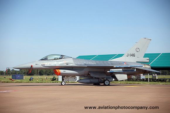 Dutch Air Force 312 Squadron GD F-16AM J-146 at RIAT Fairford (2024)