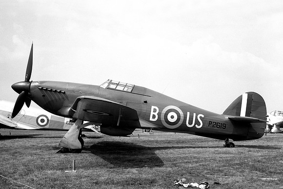 RAF 56 Squadron Hawker Hurricane I P2619/US-B