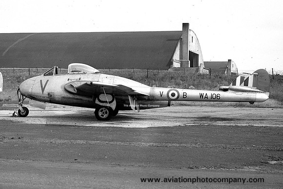 RAF 145 Squadron De Havilland Vampire FB.5 WA106/B-V