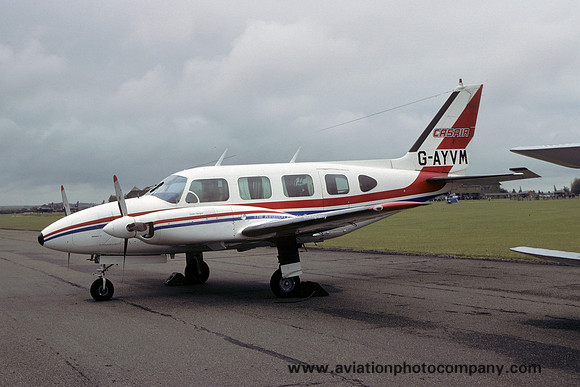 Casair Piper PA-31-310 Navajo G-AYVM (1978)