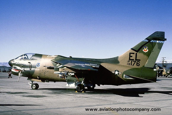 USAF 23 TFW 74 TFS LTV A-7D Corsair 72-0176/EL (1980)