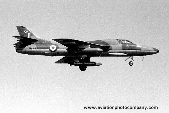 RAF 15 Squadron Hawker Hunter T.7 WV318