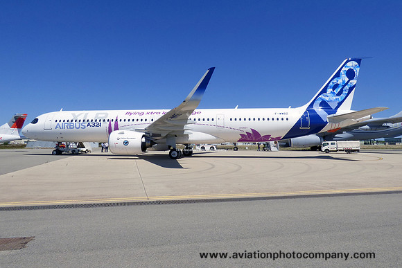 Airbus A321-253N F-WWBZ at Istres (2024)