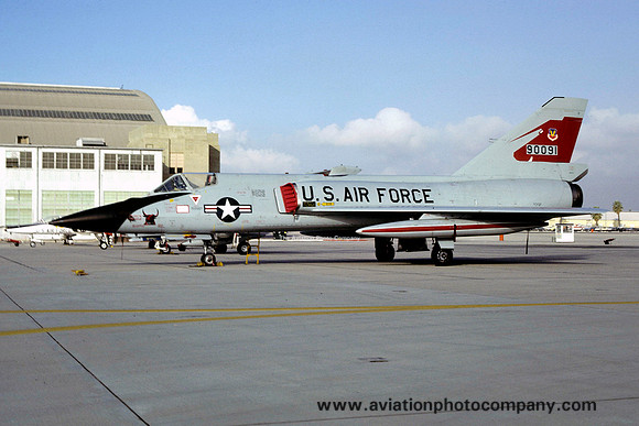 USAF 87 FIS Convair F-106A Delta Dart 59-0091 (1979)