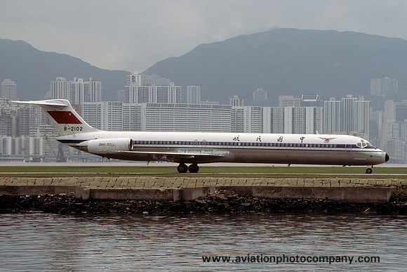 CAAC McDonnell Douglas MD-82 B-2102 (1984)