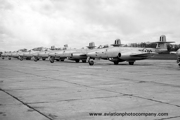 RAF 92 Squadron Gloster Meteor F.8 WA763