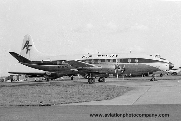 Air Ferry Vickers Viscount G-AVHE (1975)