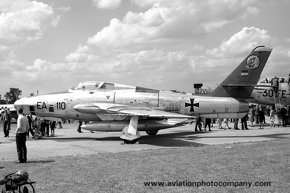 West German Air Force AKG51 Republic RF-84F Thunderstreak EA+110 (1960)