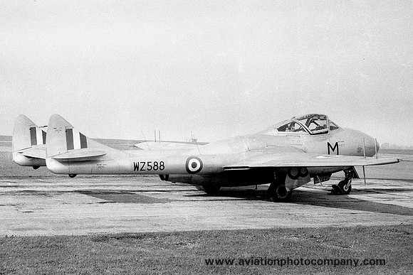 RAF AWOCU De Havilland Vampire T.11 WZ588