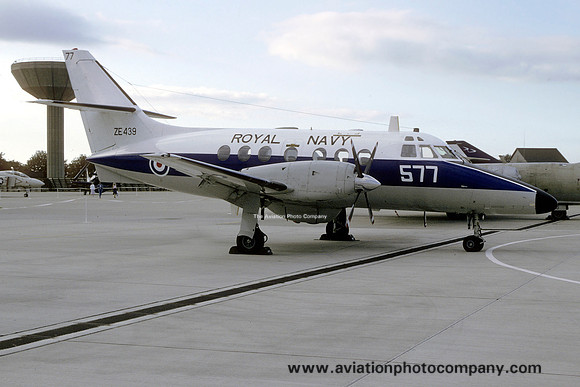 Royal Navy Yeovilton Station Flight Handley Page Jetstream T.3 ZE439 at the RNAS Yeovilton Air Day (1994)