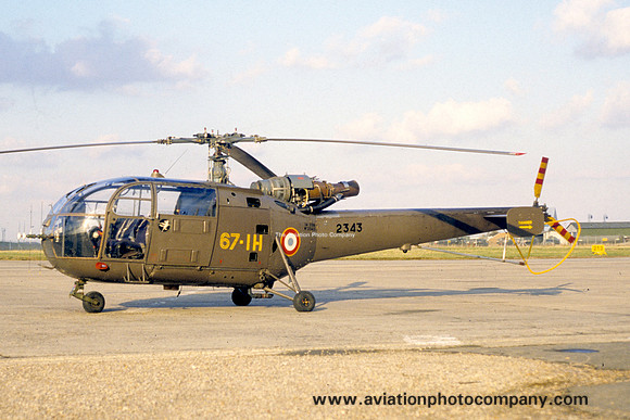 French Air Force EH3/67 Sud Alouette III 2343/67-IH