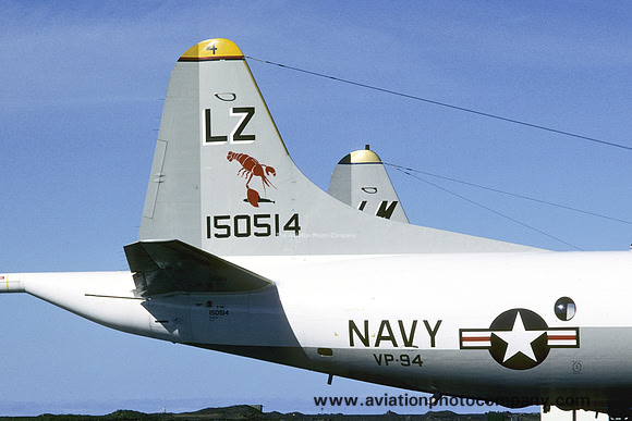 US Navy VP-94 Lockheed P-3A Orion 150514/LZ-4 at Keflavik (1979)