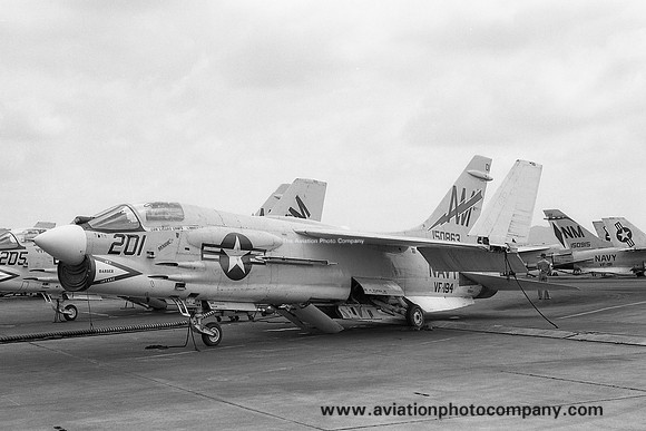 US Navy VF-194 Chance F-8J Crusader 150863/NM-201 (1975)