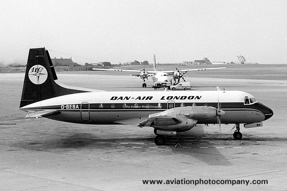 Dan Air London Hawker Siddeley HS.748 G-BEBA (1976)