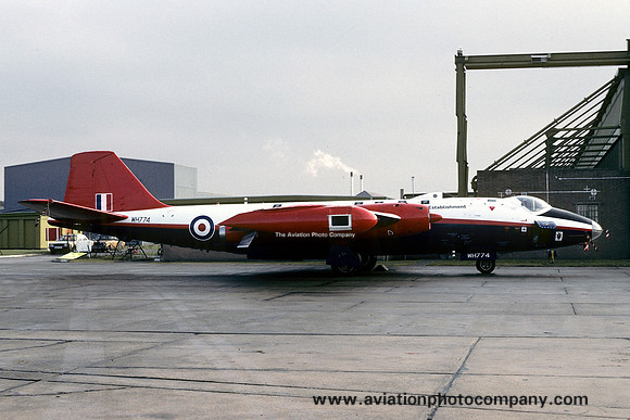 RAE English Electric Canberra PR.7 WH774 at RAF Lossiemouth (1986)