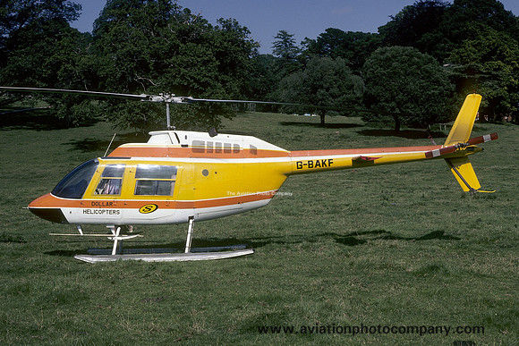 Dollar Helicopters Bell 206B Jet Ranger II G-BAKF (1979)