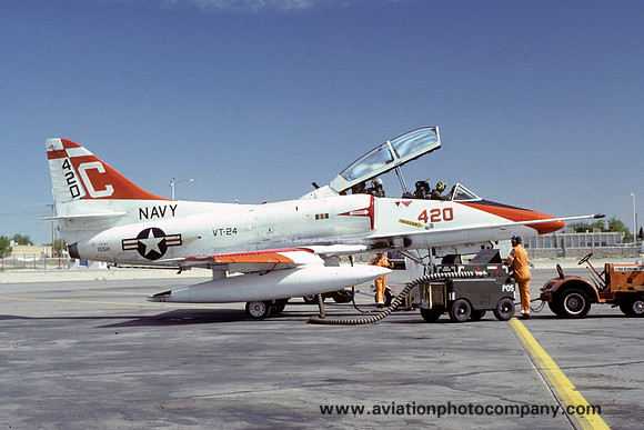 US Navy VT-24 Douglas TA-4J Skyhawk 155111/C-420 (1980)