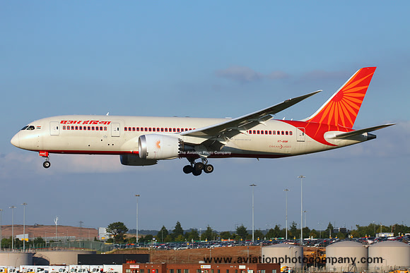 Air India Boeing 787-8 VT-ANM at Birmingham (2013)