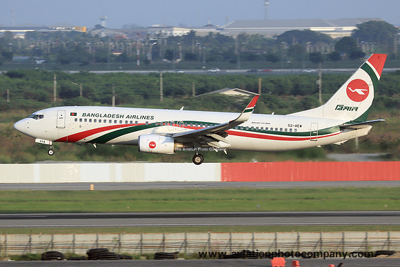 Biman Bangladesh Airlines Boeing 737-8HO S2-AEW (2023)