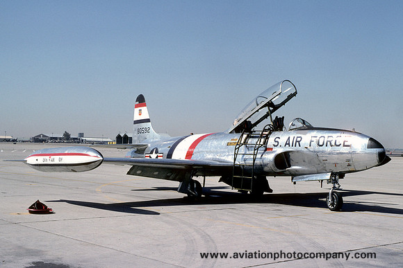USAF 26th Air Division Lockheed T-33A 58-0592 (1980)