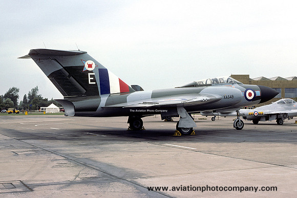 RAF 72 Squadron Gloster Javelin FAW.9 XA549/E (1975)