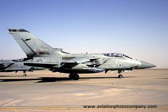 RAF 111 Squadron Panavia Tornado F.3 ZE158/Z at Prince Sultan AB (2000)