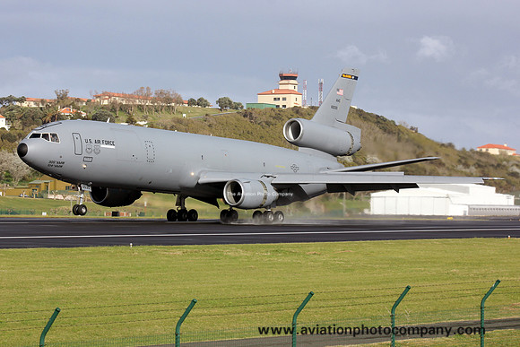 USAF 305/514 AMW Douglas KC-10A 86-0030 at Lajes (2014)
