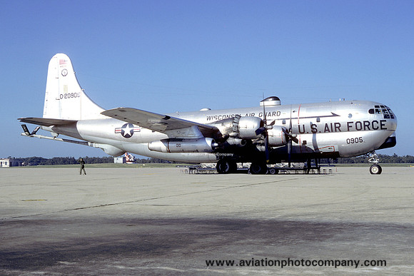 USAF Wisconsin ANG 126 ARS Boeing KC-97L 52-0905 (1977)