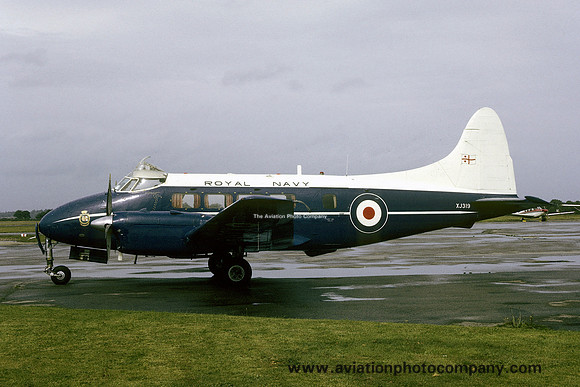 Royal Navy De Havilland Sea Devon C.20 XJ319 (1970)