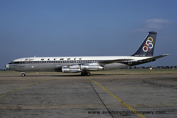 Olympic Airways Boeing 707-384B SX-DBE at Heathrow (1979)
