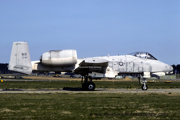 USAF 81 TFW Fairchild A-10A 77-0240/WR (1980)