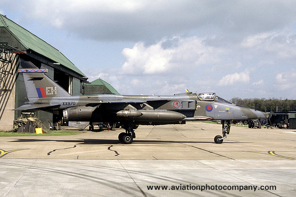 RAF 6 Squadron Sepecat Jaguar GR.1 XX970/EH (1986)