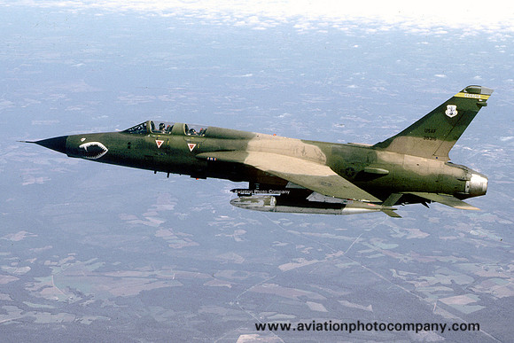 USAF Georgia ANG 128 TFS Republic F-105G Thunderchief 63-8316 (1982)