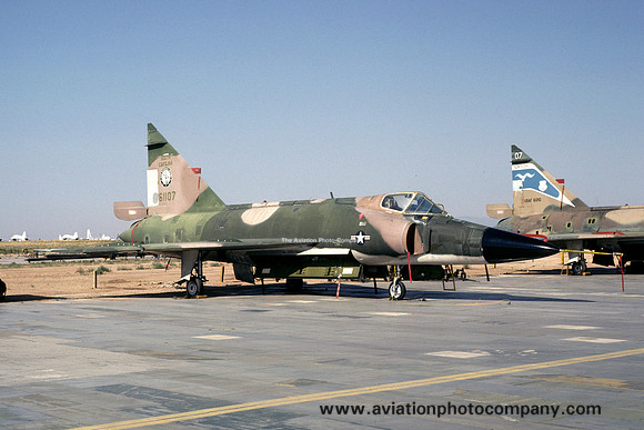USAF South Carolina ANG Convair F-102A Delta Dagger 56-1107 at MASDC Davis Monthan (1978)
